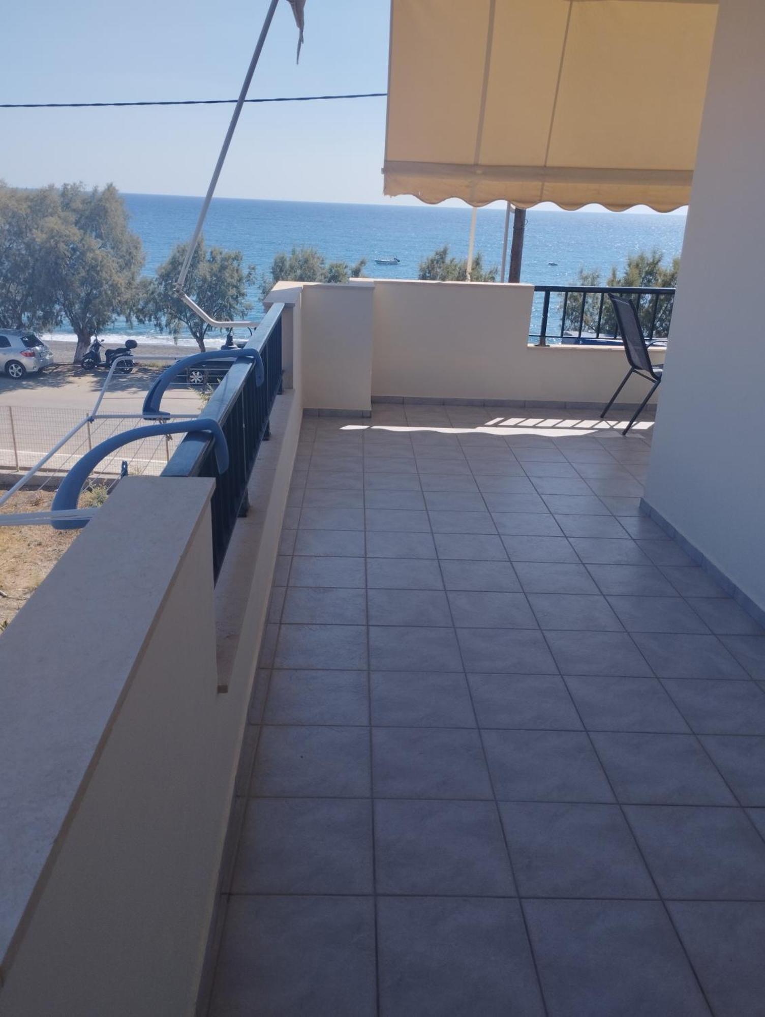 Eirini Apts On The Beach Psari Forada Zimmer foto