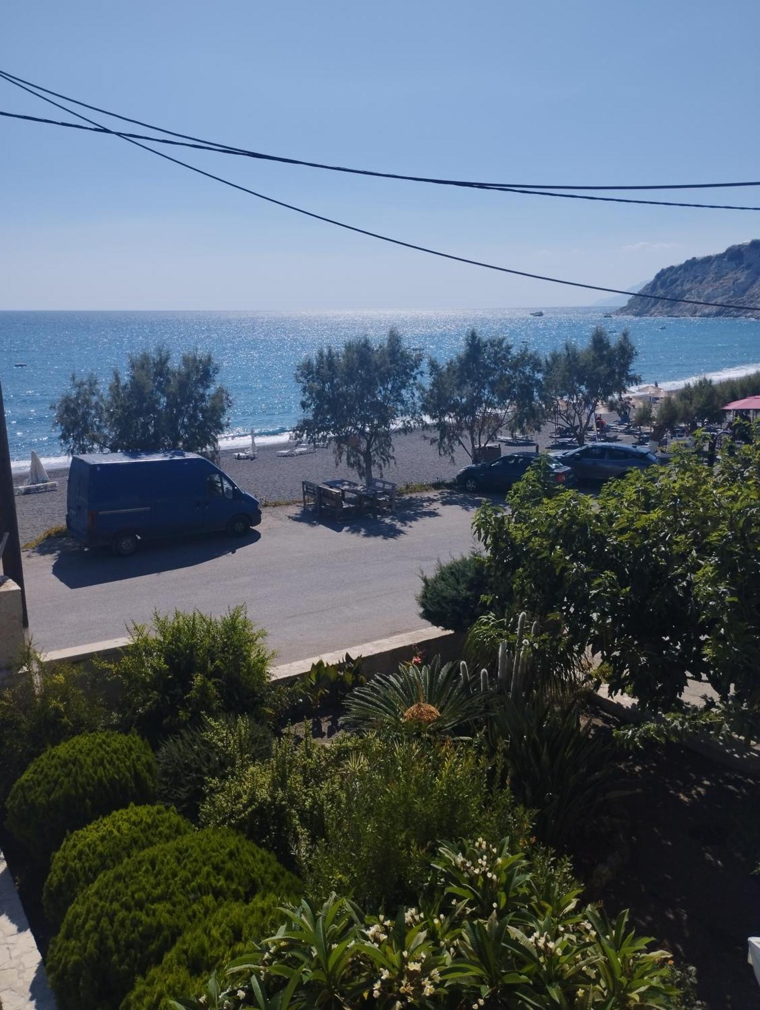 Eirini Apts On The Beach Psari Forada Zimmer foto